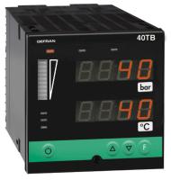 40TB - Indicator/Alarm Unit for temperature and pressure inputs, double display