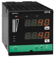 40TB - Indicator/Alarm Unit for temperature and pressure inputs, double display