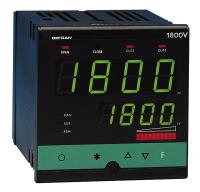 1800V - Controller for motorized valves, 1/4 DIN