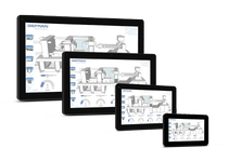 G-Mation V44 - G-Mation V44: arm/pipe installation multitouch Panel PC