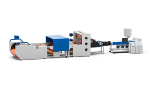Flat head extruder