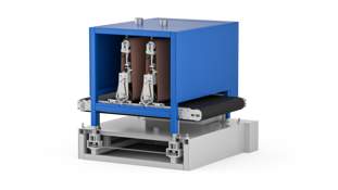Metal polishing machine