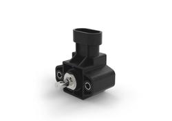 GR3P - Hall-effect single-turn rotary sensor with shaft and AMP Superseal 3P connector